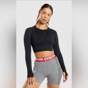 FLEX SPORTS LONG SLEEVE CROP TOP